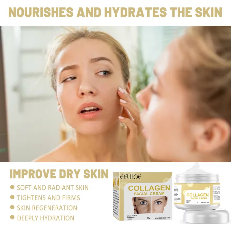 Collagen Cream Supplier - OEM/ODM Brighten Smooth Fine Line Moisturizing