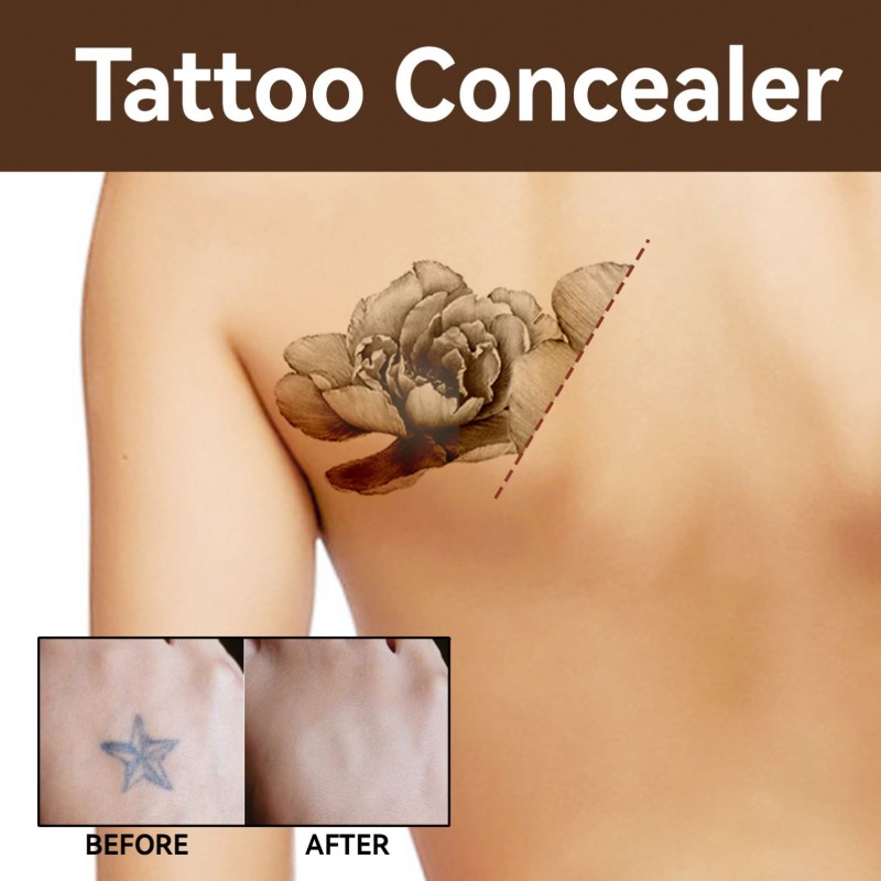 Tattoo Concealer Manufacturer - 20g Covers Tattoo Scars Birthmark Invisible