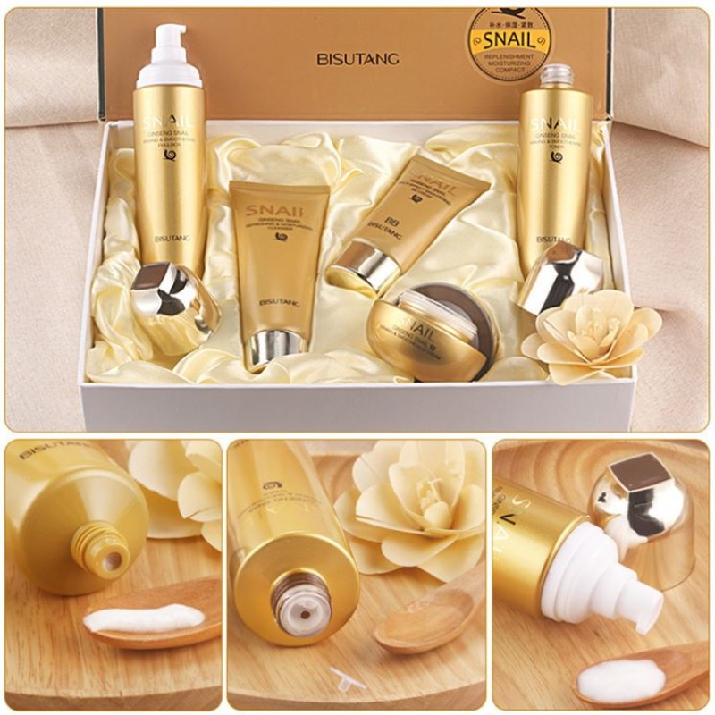 Skin Care Set Supplier - Hotselling Red Ginseng Snail Firming Moisturizing