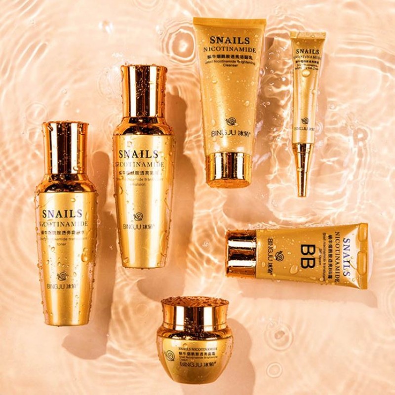 Skincare Set Factory - OEM Professional Brightening Anti Aging Snail