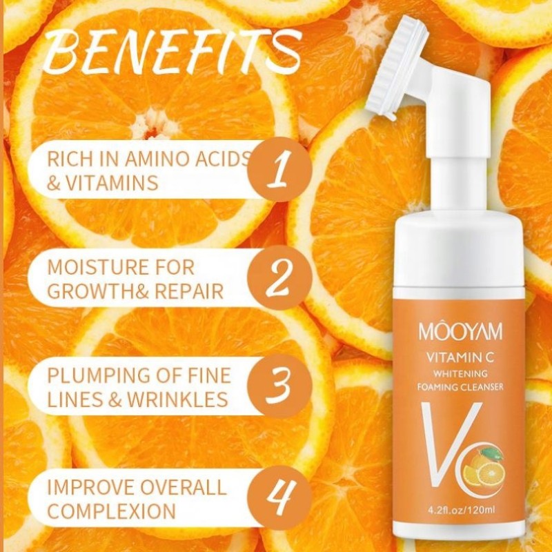 Face Cleanser Supplier - Private Label Vitamin C Deep Cleansing Brush