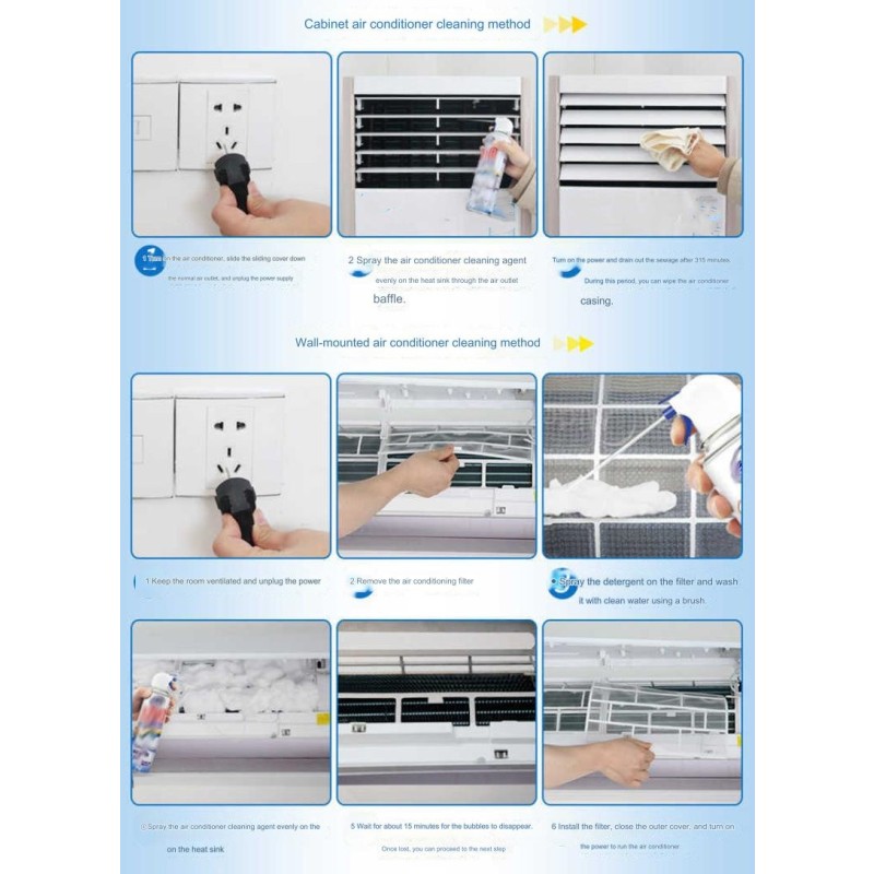 AC Cleaner Factory - Household Remove Wash Deodorizing Foam 500ml