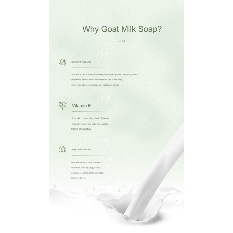 Goat Milk Soap Factory - Handmade Glycerin Soap 100g Moisturizing