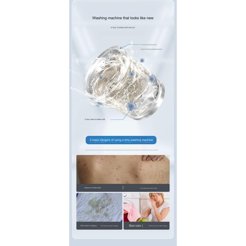 Washing Machine Cleaner Factory - 260g Multi-functional Odor Removal