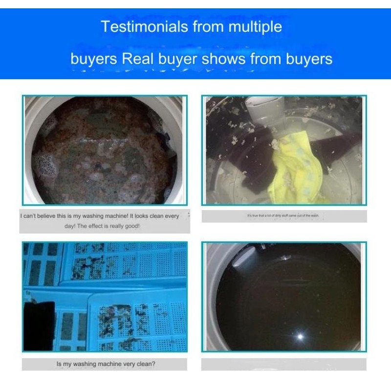 Washing Machine Cleaner Manufacturer - 80g Drum Automatic Cleaner