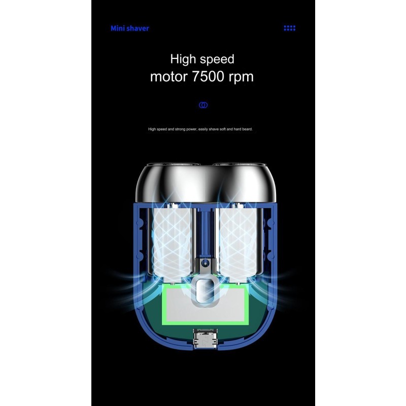 Electric Shaver Supplier - Beard Shaver for Men Mini Travel Portable