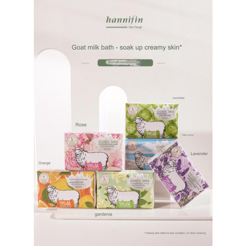 Goat Milk Soap Factory - Handmade Glycerin Soap 100g Moisturizing