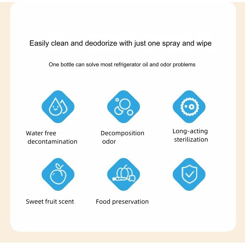 Refrigerator Cleaner Supplier - 500ml Deodorant Purifier Cleaner