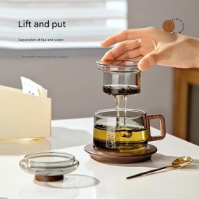 Glass Teapot Supplier - Three-Piece Resistant High Temperature Filter