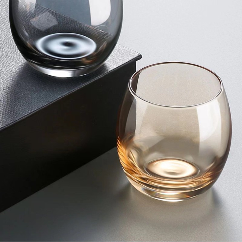 Glass Cup Factory - 350ml Premium Tea Drinking Cups with Saucers