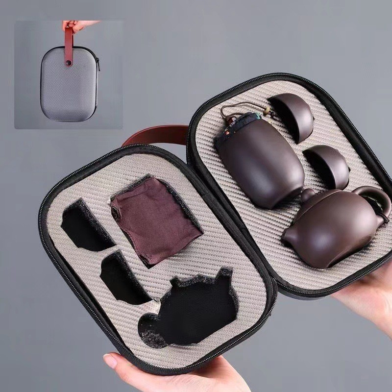 Tea Set Manufacturer - Handmade Portable Ceramic Cup Luxury Gift Box