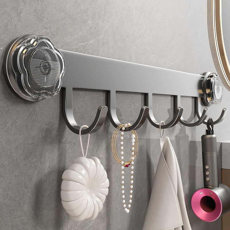 Wall Hook Supplier - Punch-free Sucker Traceless Door Hanging Hook