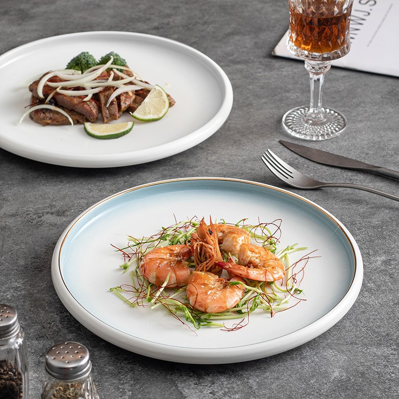 Ceramic Dinner Plate Factory - Custom 9-12 Inch Wedding Restaurant