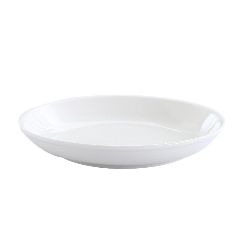 Porcelain Plate Supplier - Eco-Friendly 10 Inch Round White Household