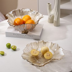 Glass Fruit Tray Manufacturer - Light Luxury Simple Snack Tray