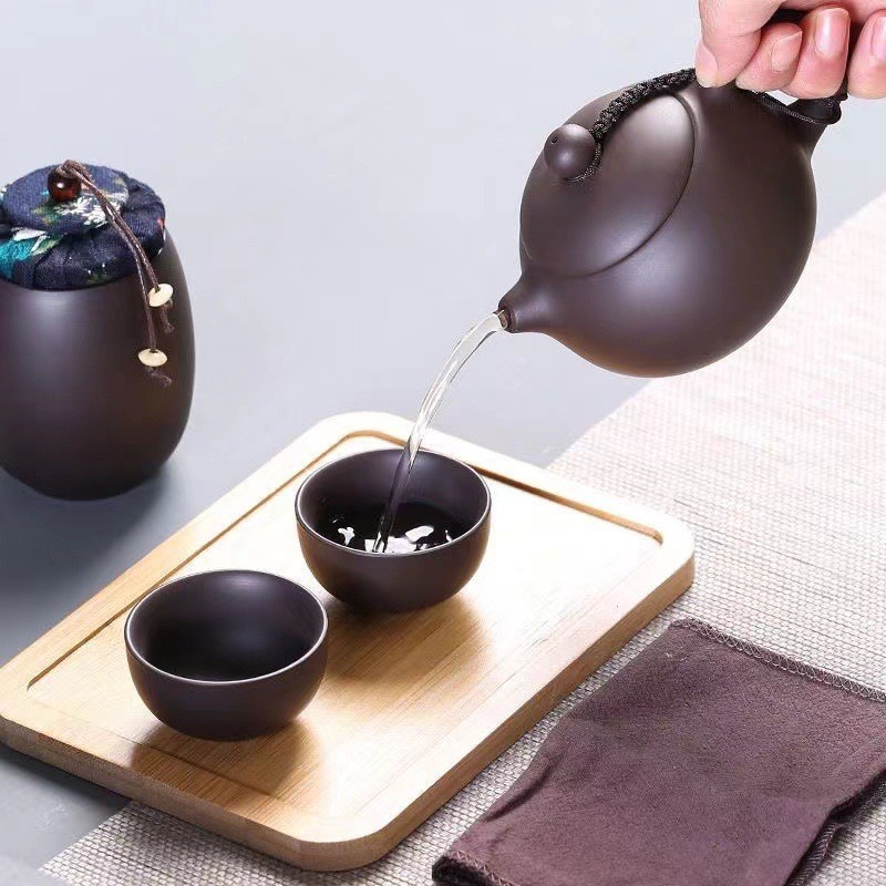 Tea Set Manufacturer - Handmade Portable Ceramic Cup Luxury Gift Box