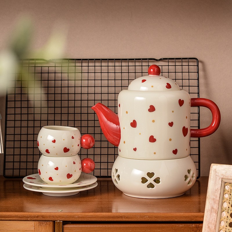 Tea Cup Set Supplier - Girl Love Ceramic Water Cup Wedding Gift