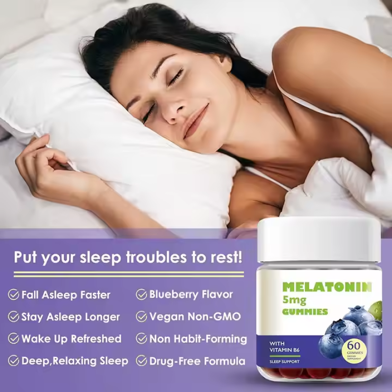 Sleep Gummies Supplier - OEM Improved Vitamin B6 Magnesium L-Theanine