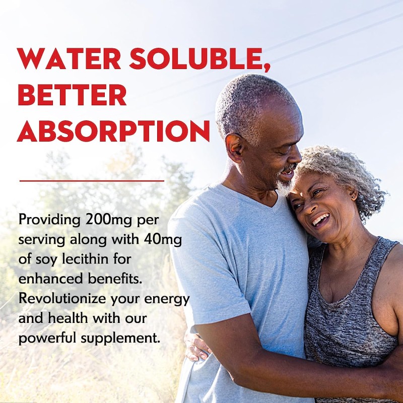 CoQ10 Capsules Supplier - 200mg 120 Softgels Heart Health Support