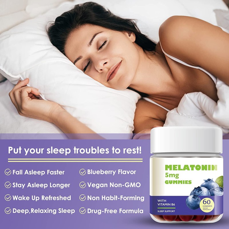 Melatonin Gummies Manufacturer - Strength Strawberry Sleep Supplements