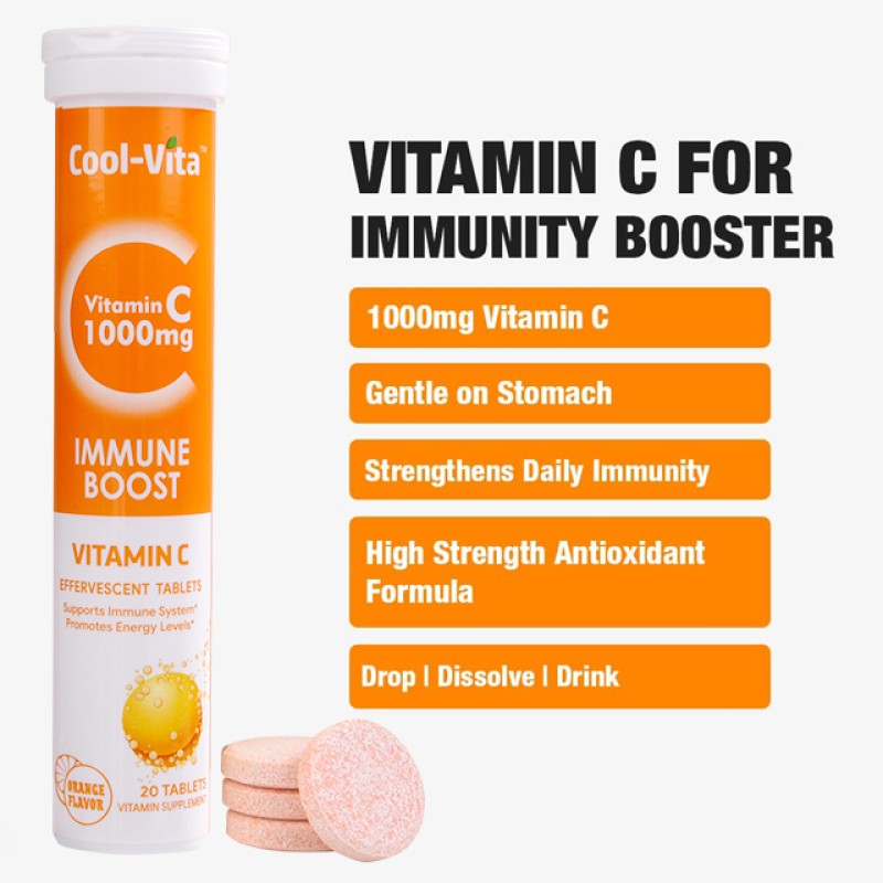 Vitamin C Tablets Supplier - OEM Healthcare 1000mg Enhance Immunity