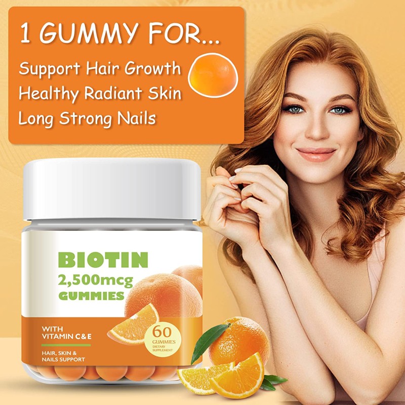 Hair Gummies Supplier - OEM Vegan Vitamin C Normal Hair Growth