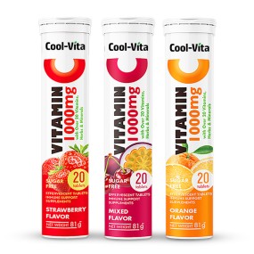 Vitamin C Tablets Supplier - Custom Formula 1000mg Zinc Orange Flavor