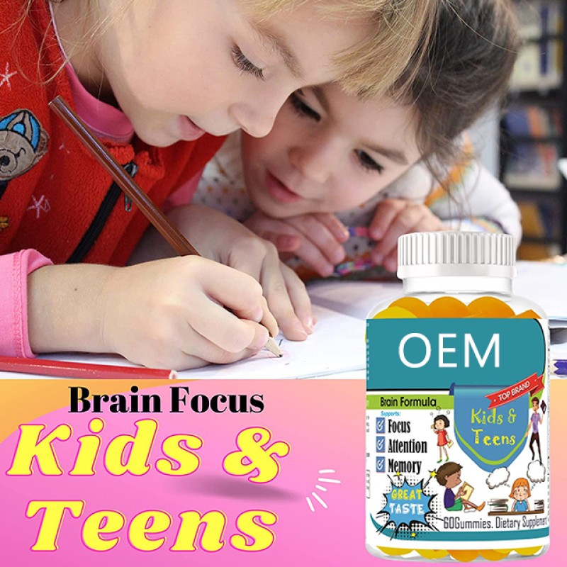 Kids Gummies Supplier - Focus Pectin Omega 3 Improve Memory