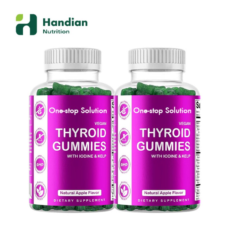 Thyroid Gummies Factory - Vitamina C Vegan Iodine Kelp Energy Metabolism