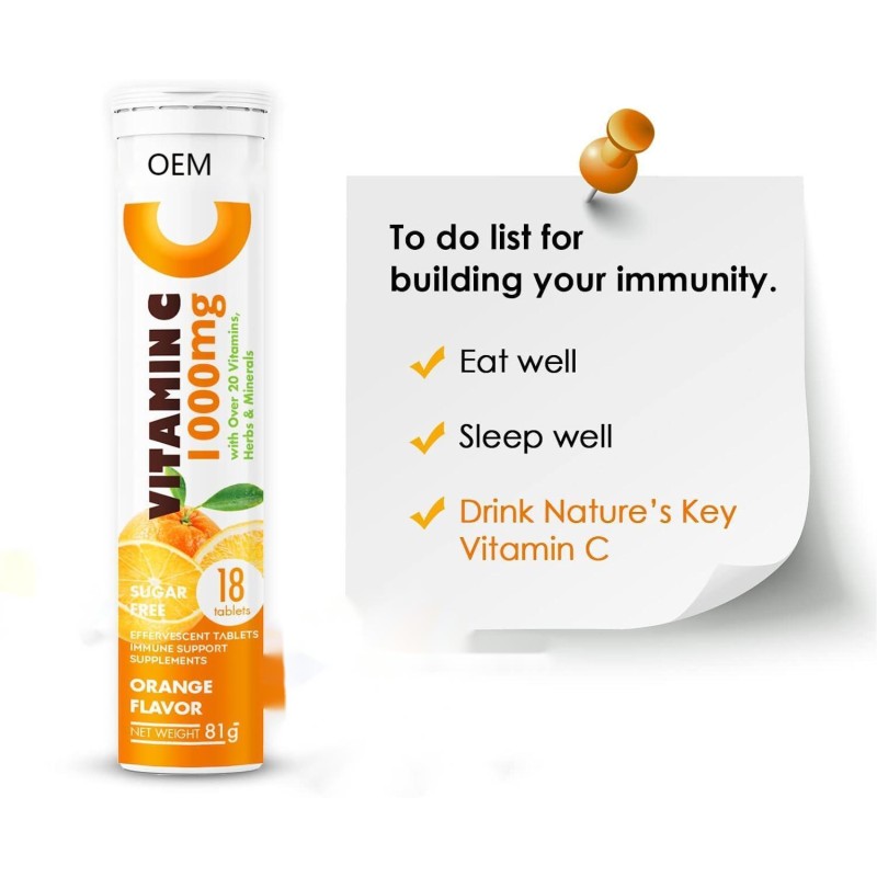 Vitamin C Tablets Manufacturer - 1000mg Immune Support Energy Boost