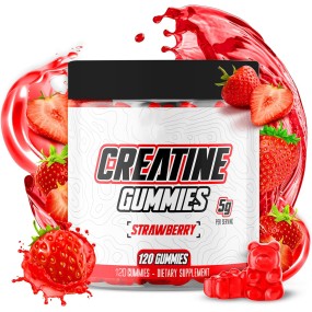 Creatine Gummies Supplier - OEM 5g Serving Strawberry Strength Gain