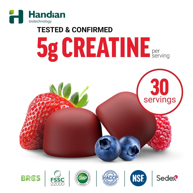 Creatine Gummies Factory - OEM Private Label Muscle Recovery Energy