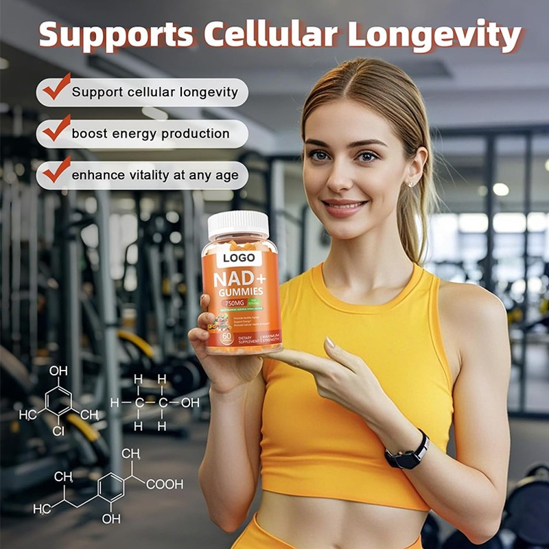 Liposomal Gummies Manufacturer - Private Label NAD+ Biotin Resveratrol Metabolism