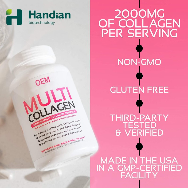 Whitening Capsules Supplier - Custom Labeled Feature Capsule Form Beauty