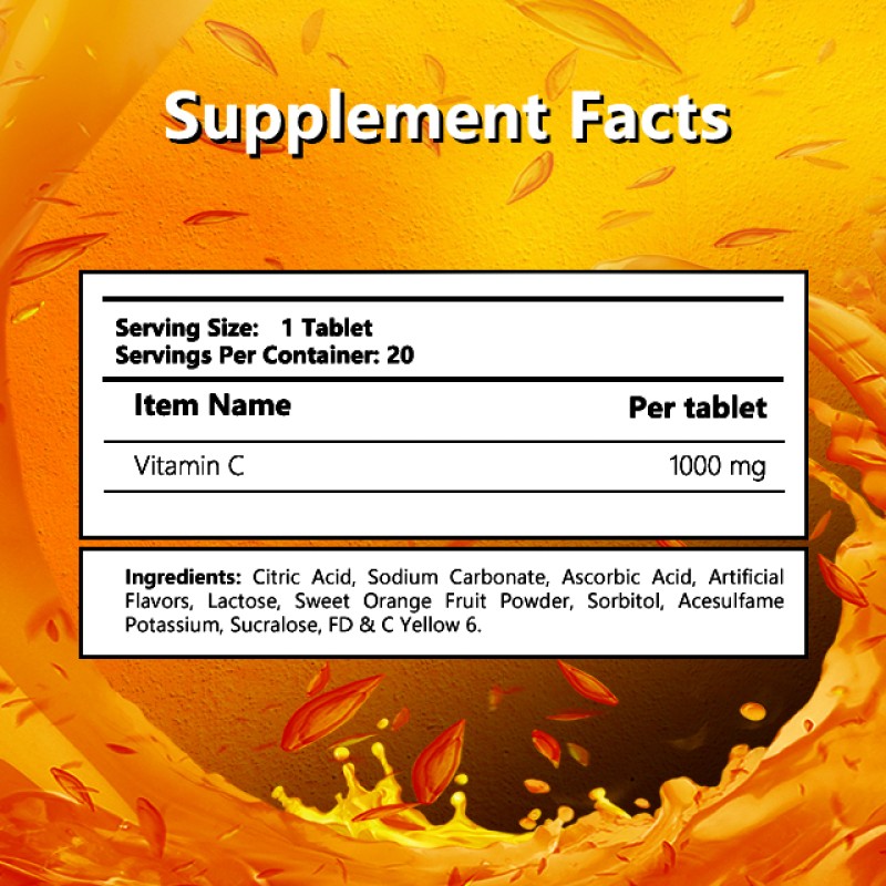 Vitamin C Tablets Supplier - OEM Classic Slimming Effervescent Tablet