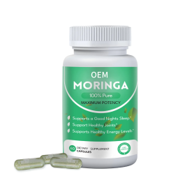 Moringa Capsules Factory - Herbal Body Detox Immune Support Supplement