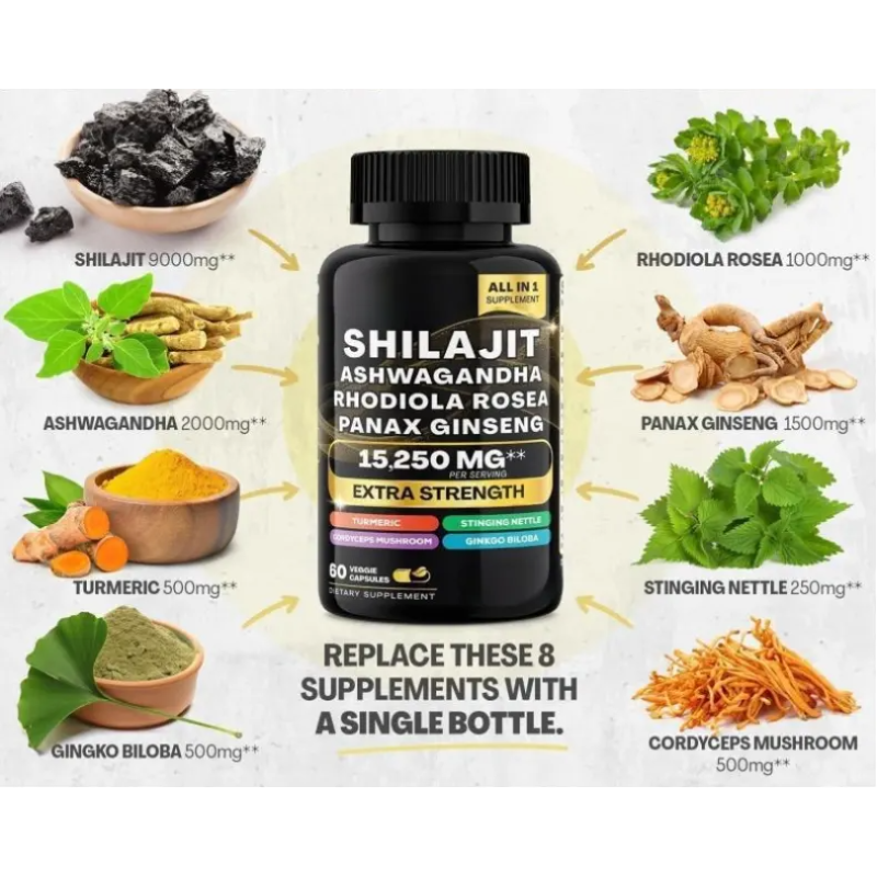 Shilajit Capsules Manufacturer - Food Grade Humic Acid Mineral Supplement