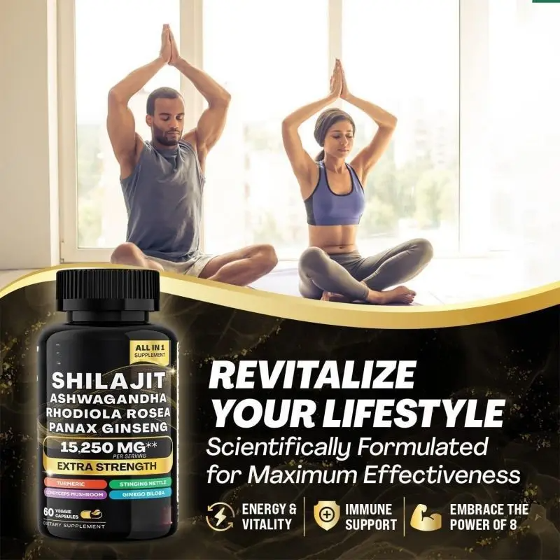 Shilajit Capsules Manufacturer - Himalayan Ashwagandha Ginseng Formula