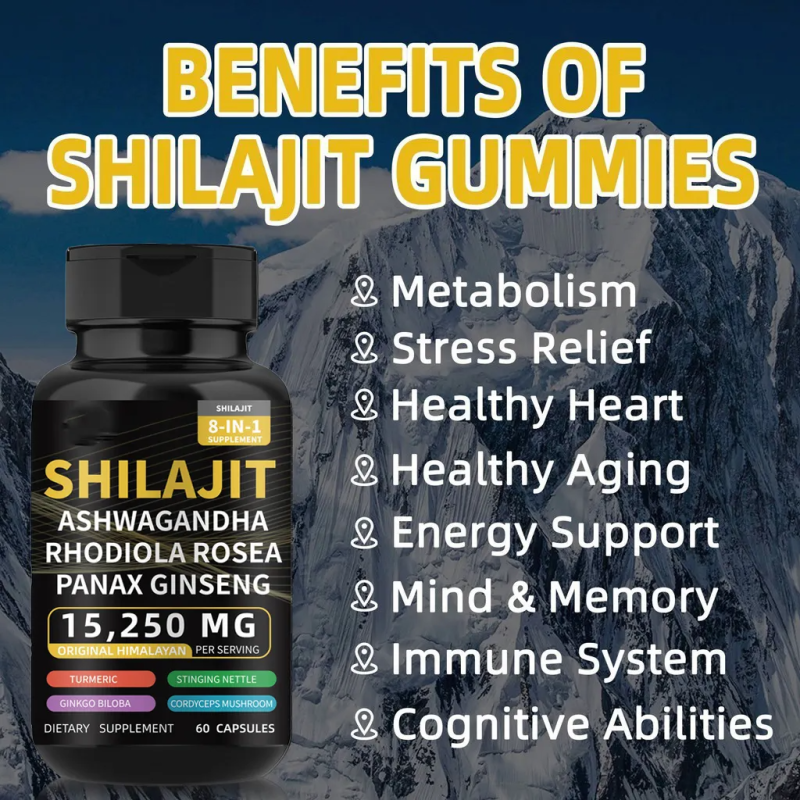 Shilajit Capsules Manufacturer - Himalayan Ashwagandha Ginseng Formula