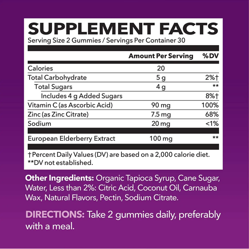 Vegan Elderberry Gummies Supplier - Private Label Immune Support Supplement