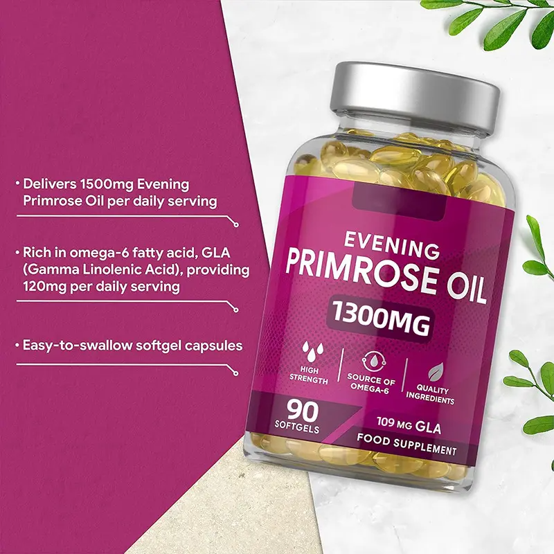 Evening Primrose Oil Capsule Factory - Private Label Women's Skin Health