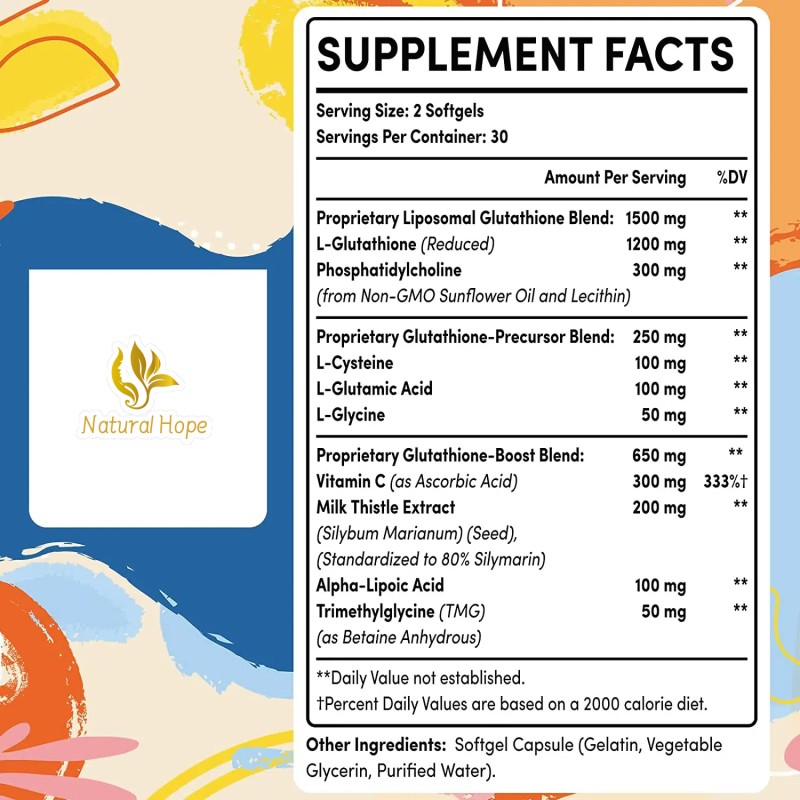 Liposomal L-Glutathione Manufacturer - Vitamin C Antioxidant Softgels