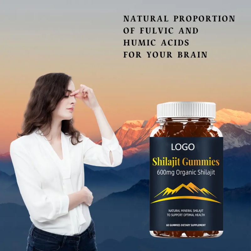 Shilajit Gummies Factory - Organic 600mg Himalayan Resin Antioxidant