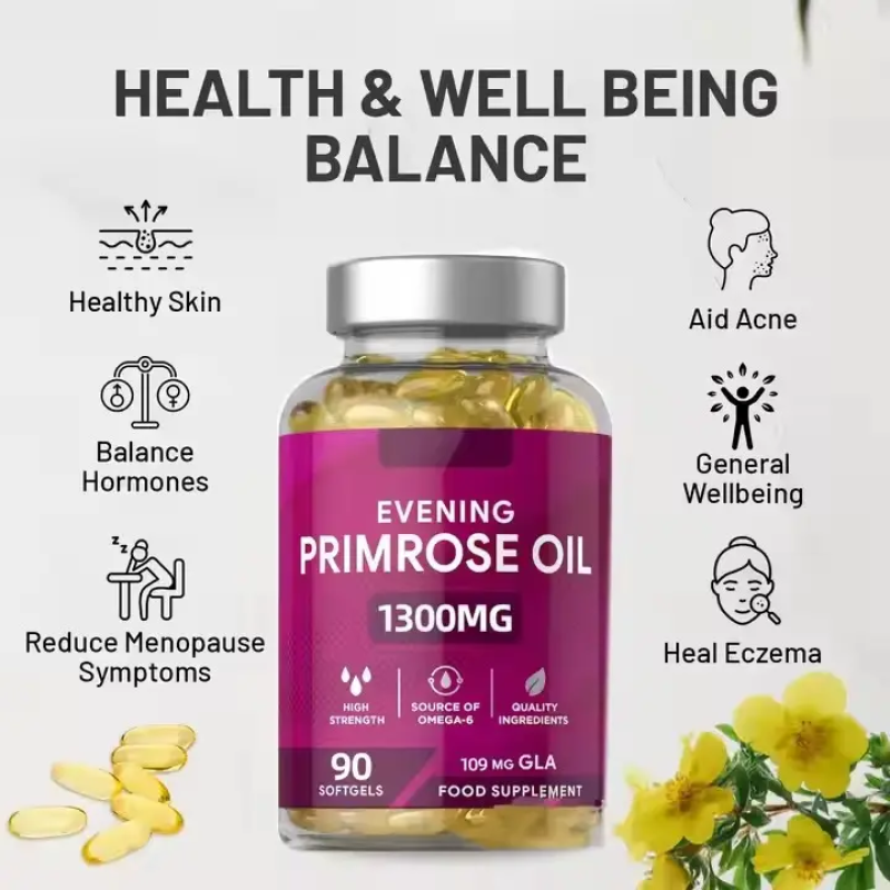 Evening Primrose Softgel Supplier - OEM Customized Beauty Supplement