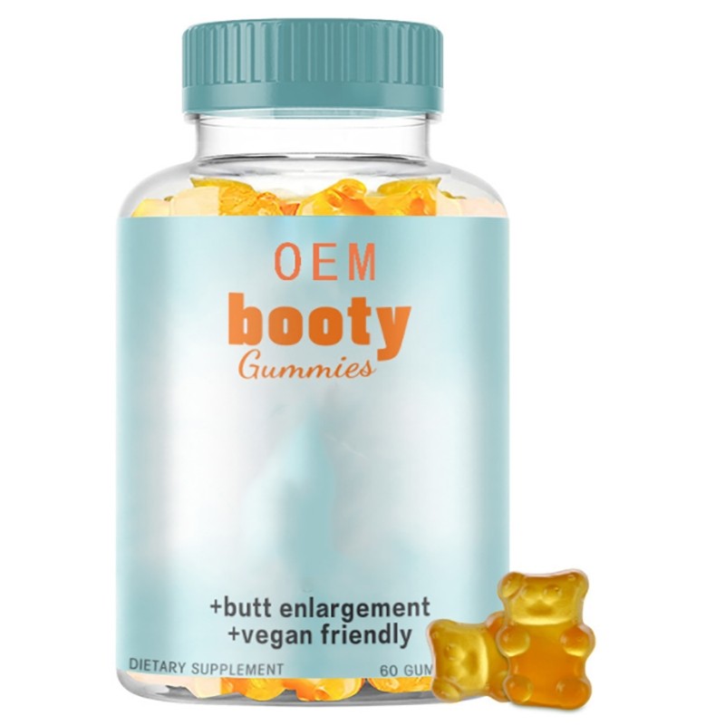 Butt Enlargement Gummies Manufacturer - Vegan BBL Booster Fenugreek Candy