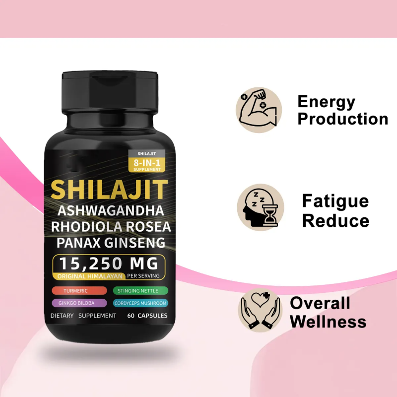 Shilajit Capsules Manufacturer - Himalayan Ashwagandha Ginseng Formula