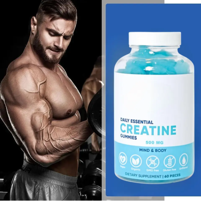 Creatine Monohydrate Gummies Factory - Natural Fruit Flavored 3000mg