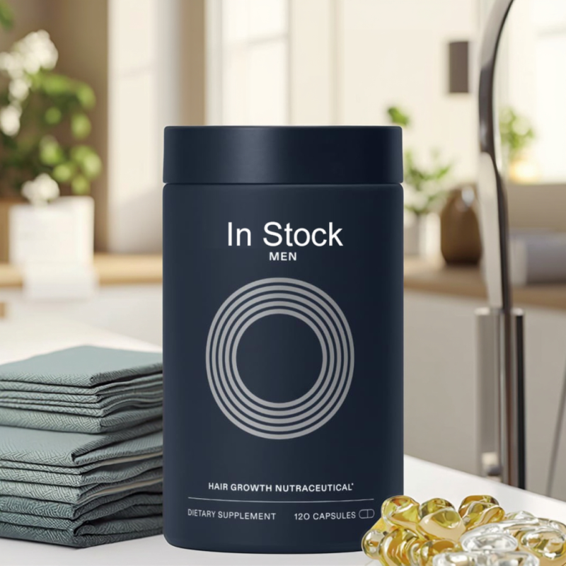 Men's Hair Growth Capsules Factory - OEM 120 Capsules Herbal Supplement