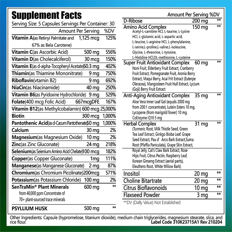 Multi-Vitamin Capsules Manufacturer - Immune Booster Fat Burning Formula