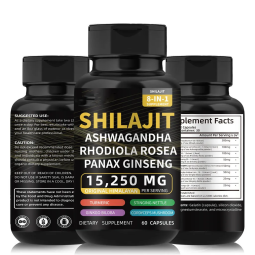 Shilajit Capsules Manufacturer - Himalayan Ashwagandha Ginseng Formula